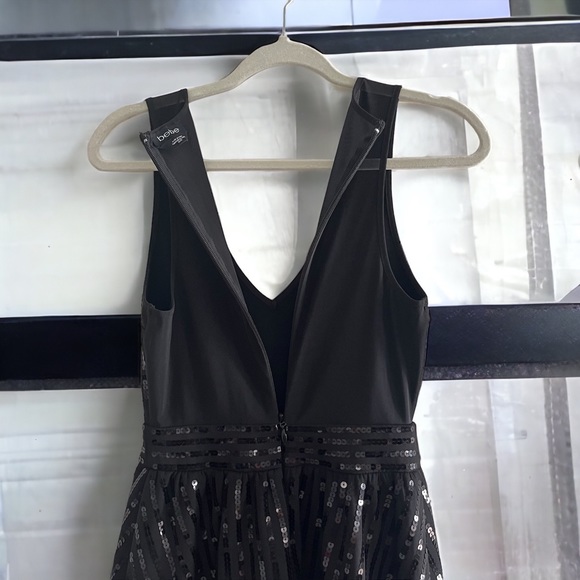 Bebe Black Hayley Sequin Mini Dress Size XS - Picture 6 of 9